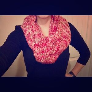 Cable knit chunky scarf